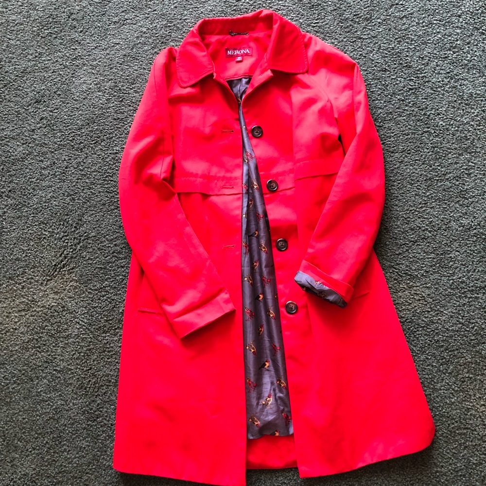 Coat w/ Bird Lining